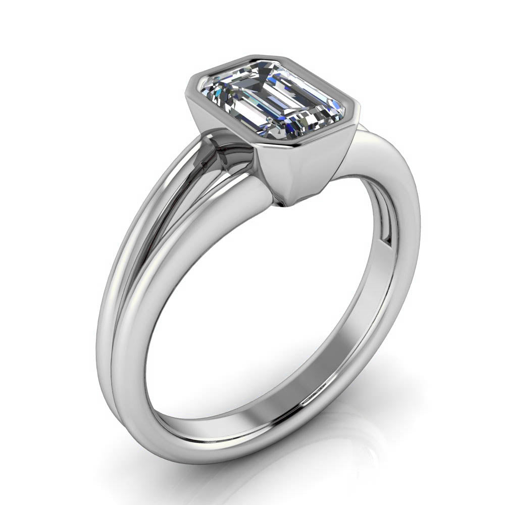 Ben Solitaire Ring For Men | Men's Glowing Solitaire Ring | CaratLane